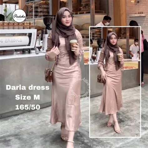 Dress-mocca-satin-kondangan-1