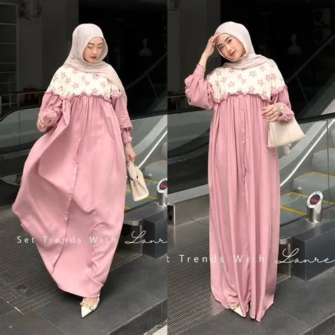 Gamis-mocca-model-ruffle-2