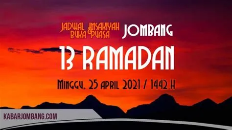 maghrib-jombang-Jadwal-Hari